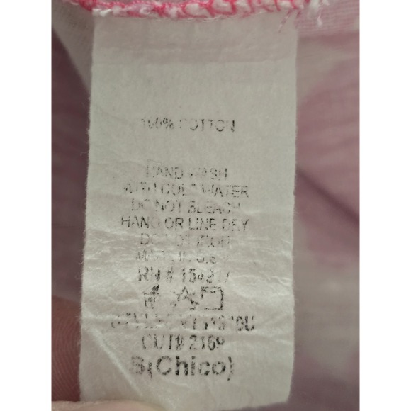 Vine & Love Women Balloon Sleeve Floral Peasant Top Small‎ Mod Retro Hippie Pink - Picture 5 of 5